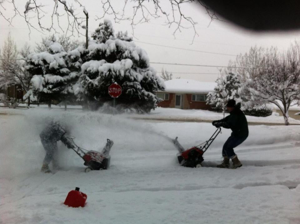 Winter is here, Don't try this at home.