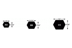 Double Angled Hex Belts